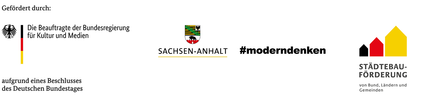 Logos der Fördermittelgeber Bund, Land, Stadt